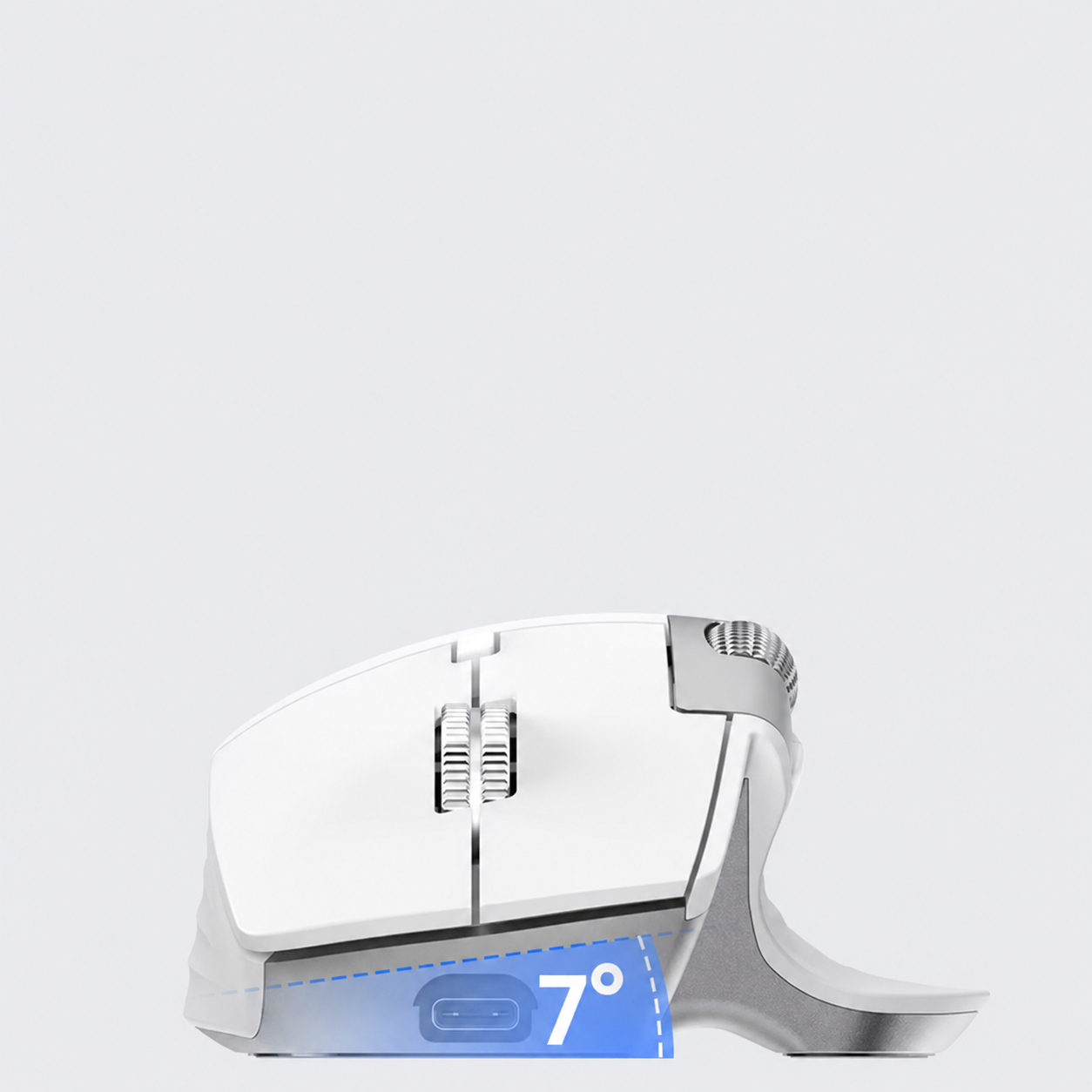 ErgoMouse 7 degree tilt angle